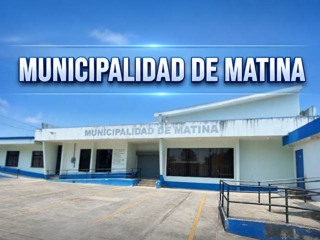 Edificio de la Municipalidad de Matina